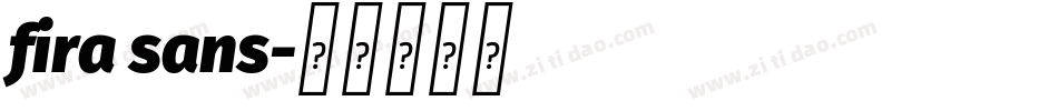 fira sans字体转换